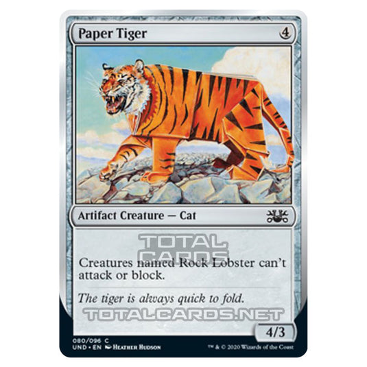 Magic The Gathering - Unsanctioned - Paper Tiger - 80/96