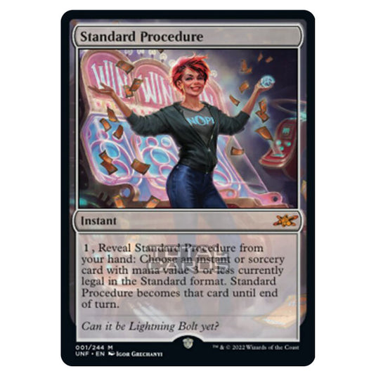 Magic The Gathering - Unfinity - Standard Procedure - 001/244