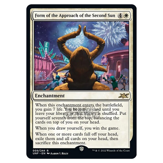 Magic The Gathering - Unfinity - Form of the Approach of the Second Sun - 009/244