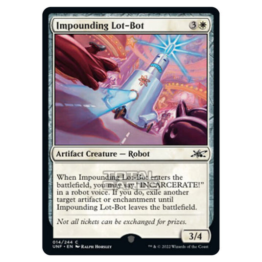 Magic The Gathering - Unfinity - Impounding Lot-Bot - 014/244