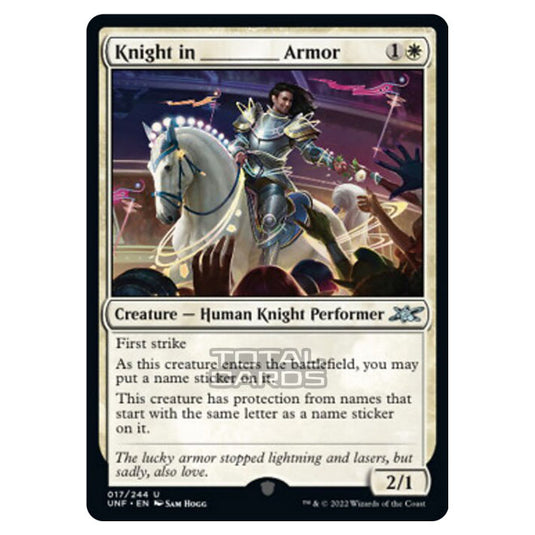 Magic The Gathering - Unfinity - Knight in _____ Armor - 017/244