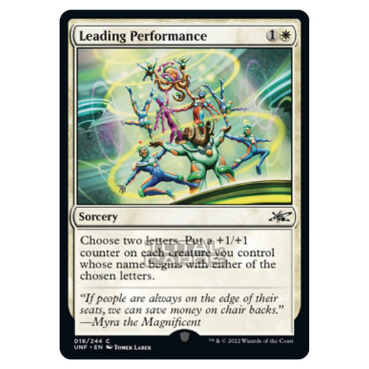 Magic The Gathering - Unfinity - Leading Performance - 018/244