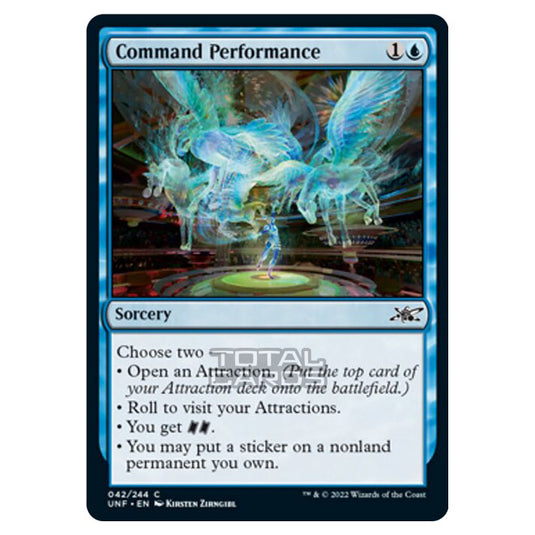 Magic The Gathering - Unfinity - Command Performance - 042/244