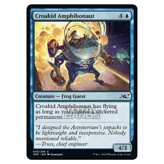 Magic The Gathering - Unfinity - Croakid Amphibonaut - 043/244