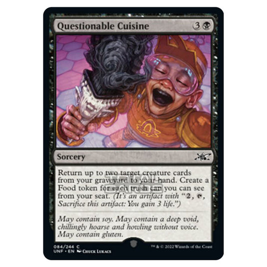 Magic The Gathering - Unfinity - Questionable Cuisine - 084/244