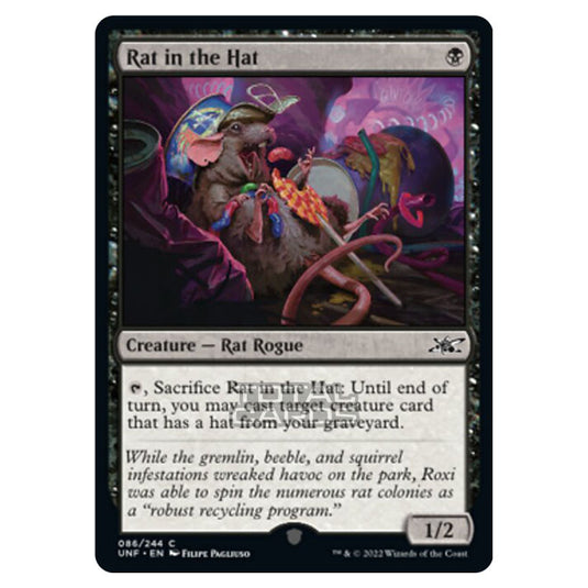 Magic The Gathering - Unfinity - Rat in the Hat - 086/244