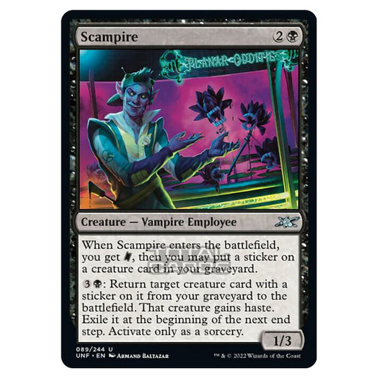 Magic The Gathering - Unfinity - Scampire - 089/244