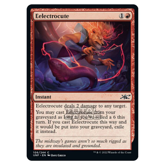 Magic The Gathering - Unfinity - Eelectrocute - 106/244