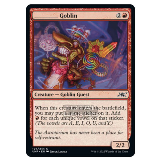 Magic The Gathering - Unfinity - _____ Goblin - 107/244