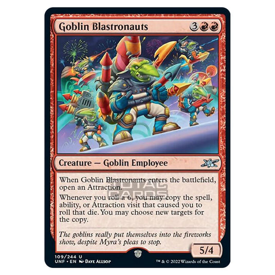 Magic The Gathering - Unfinity - Goblin Blastronauts - 109/244