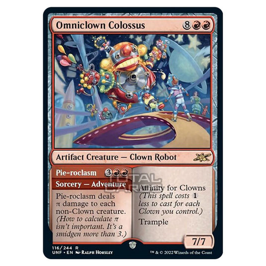 Magic The Gathering - Unfinity - Omniclown Colossus // Pie-roclasm - 116/244