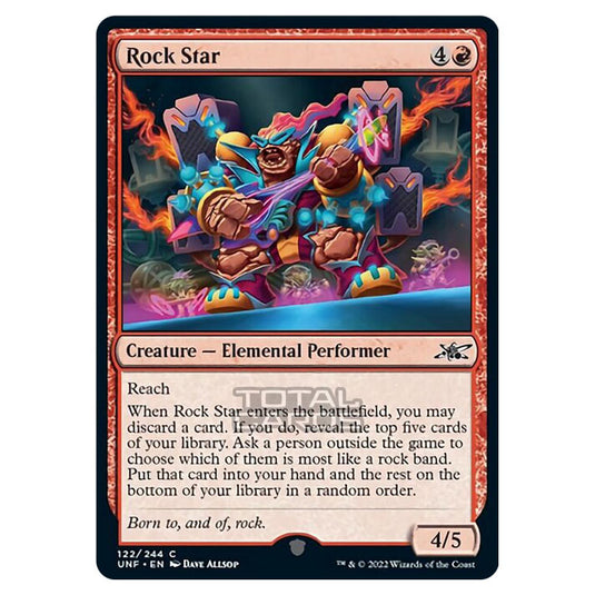 Magic The Gathering - Unfinity - Rock Star - 122/244