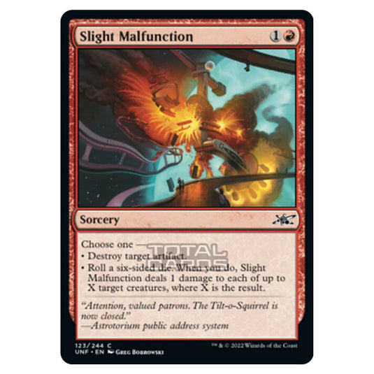 Magic The Gathering - Unfinity - Slight Malfunction - 123/244