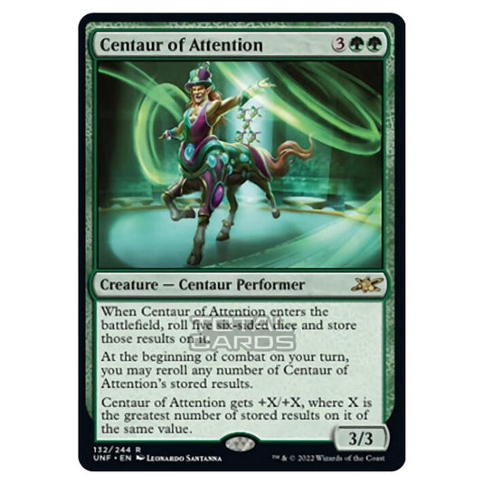 Magic The Gathering - Unfinity - Centaur of Attention - 132/244