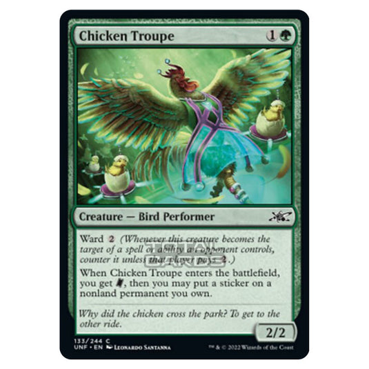 Magic The Gathering - Unfinity - Chicken Troupe - 133/244