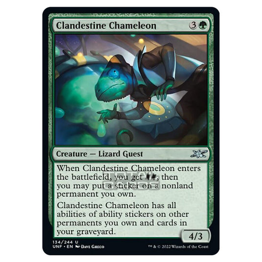 Magic The Gathering - Unfinity - Clandestine Chameleon - 134/244