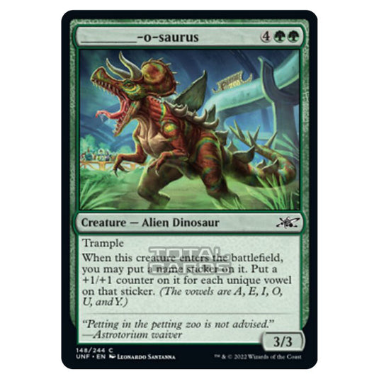 Magic The Gathering - Unfinity - _____-o-saurus - 148/244