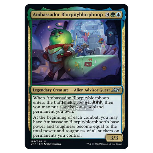 Magic The Gathering - Unfinity - Ambassador Blorpityblorpboop - 161/244