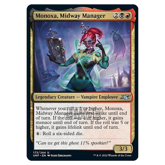 Magic The Gathering - Unfinity - Monoxa, Midway Manager - 173/244