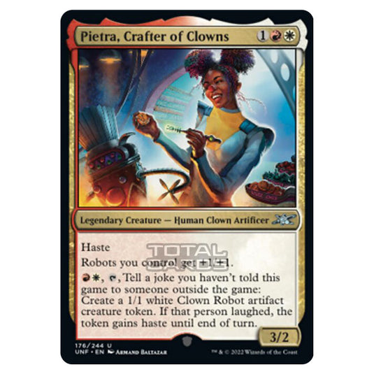 Magic The Gathering - Unfinity - Pietra, Crafter of Clowns - 176/244