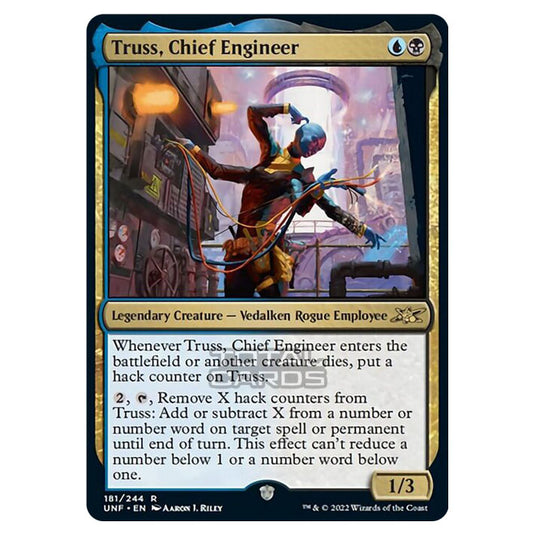 Magic The Gathering - Unfinity - Truss, Chief Engineer - 181/244