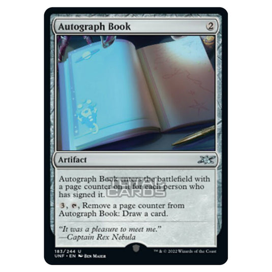 Magic The Gathering - Unfinity - Autograph Book - 183/244