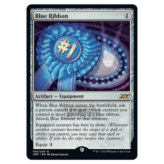 Magic The Gathering - Unfinity - Blue Ribbon - 184/244