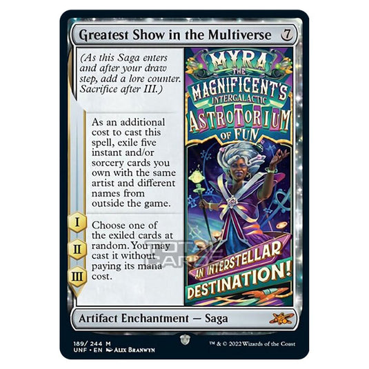 Magic The Gathering - Unfinity - Greatest Show in the Multiverse - 189/244