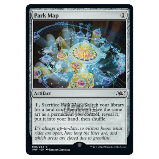 Magic The Gathering - Unfinity - Park Map - 190/244