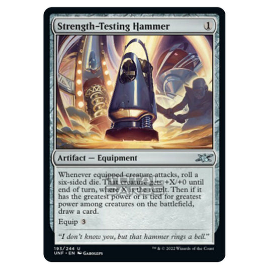 Magic The Gathering - Unfinity - Strength-Testing Hammer - 193/244