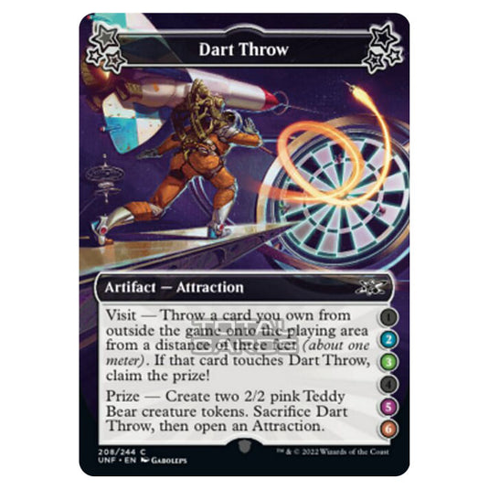 Magic The Gathering - Unfinity - Dart Throw - 208b/244