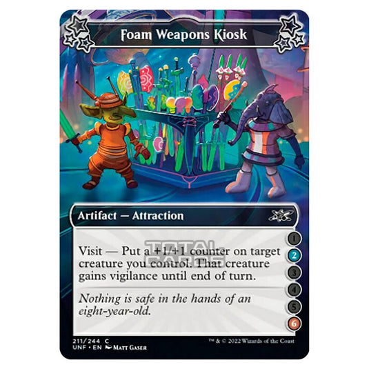 Magic The Gathering - Unfinity - Foam Weapons Kiosk - 211a/244