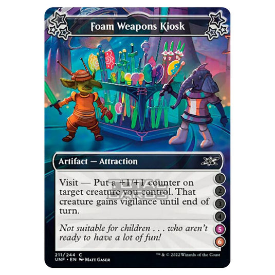 Magic The Gathering - Unfinity - Foam Weapons Kiosk - 211d/244