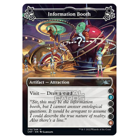 Magic The Gathering - Unfinity - Information Booth - 218a/244