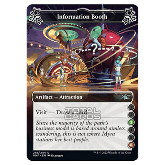 Magic The Gathering - Unfinity - Information Booth - 218b/244