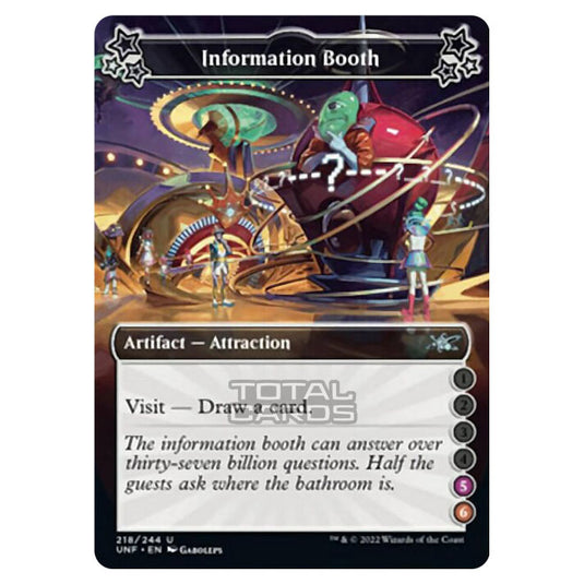 Magic The Gathering - Unfinity - Information Booth - 218d/244