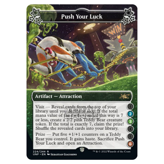 Magic The Gathering - Unfinity - Push Your Luck - 224a/244