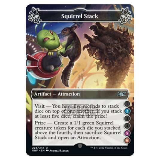 Magic The Gathering - Unfinity - Squirrel Stack - 228c/244