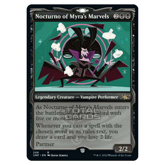 Magic The Gathering - Unfinity - Nocturno of Myra's Marvels (Showcase Card) - 248/244