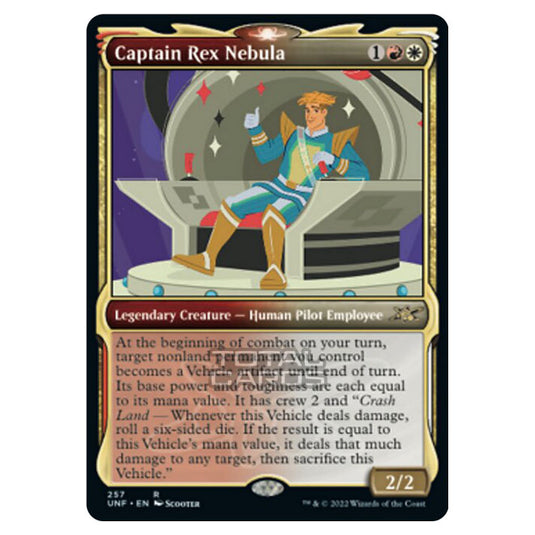 Magic The Gathering - Unfinity - Captain Rex Nebula (Showcase Card) - 257/244