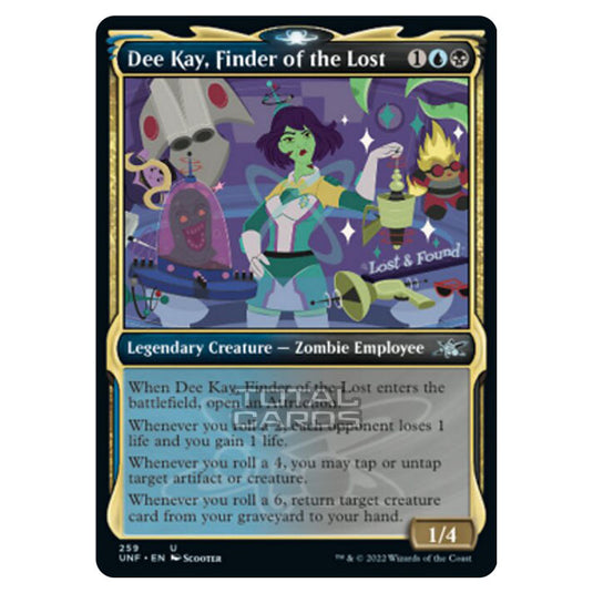 Magic The Gathering - Unfinity - Dee Kay, Finder of the Lost (Showcase Card) - 259/244