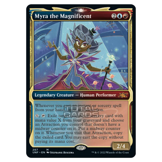 Magic The Gathering - Unfinity - Myra the Magnificent (Showcase Card) - 267/244