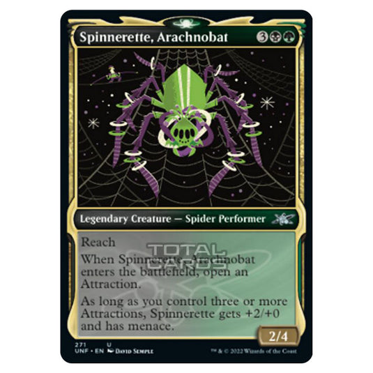 Magic The Gathering - Unfinity - Spinnerette, Arachnobat (Showcase Card) - 271/244