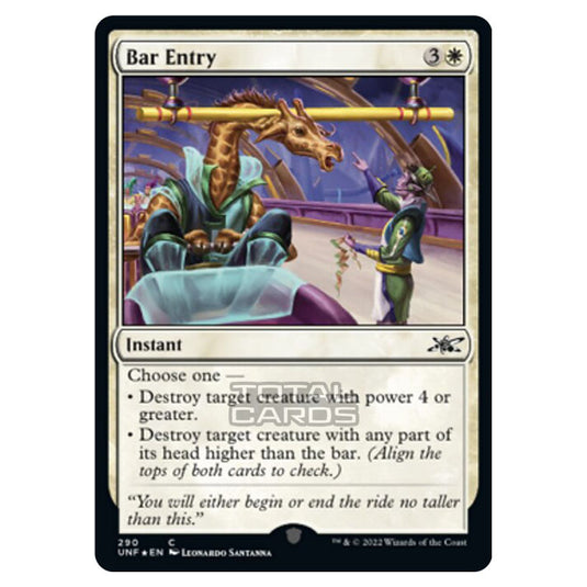 Magic The Gathering - Unfinity - Bar Entry (Galaxy Foil) - 290/244