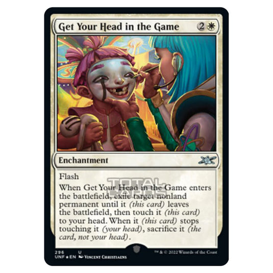 Magic The Gathering - Unfinity - Get Your Head in the Game (Galaxy Foil) - 296/244