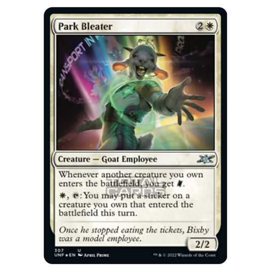 Magic The Gathering - Unfinity - Park Bleater (Galaxy Foil) - 307/244