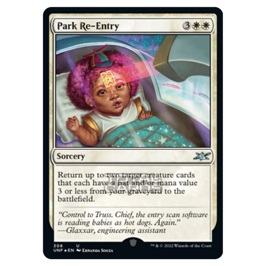 Magic The Gathering - Unfinity - Park Re-Entry (Galaxy Foil) - 308/244