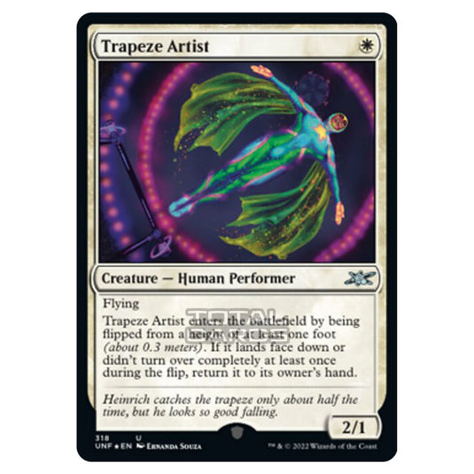 Magic The Gathering - Unfinity - Trapeze Artist (Galaxy Foil) - 318/244