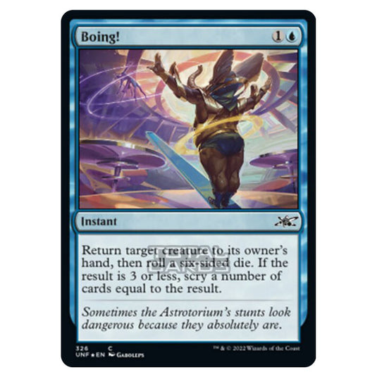 Magic The Gathering - Unfinity - Boing! (Galaxy Foil) - 326/244