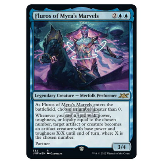 Magic The Gathering - Unfinity - Fluros of Myra's Marvels (Galaxy Foil) - 332/244